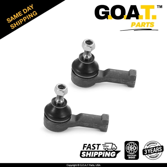 GOAT Parts - Outer Tie Rod End Kit for Acura Integra Honda Prelude Honda Accord Honda Civic