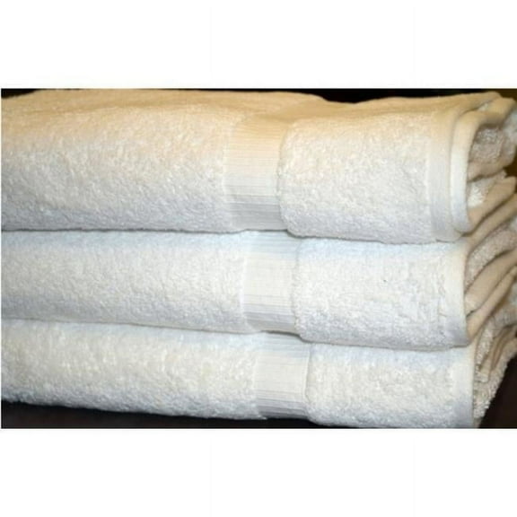 GOB Collection Cotton Hand Towel, White - Pack of 6