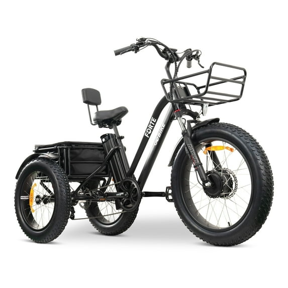 GOBIKE Forte Electric Bike, Electric Tricycle for Adults, Motor Ebikes, 3 Wheel Bicicleta Electrica para Adultos, 18AH+18AH Up to 144 Miles Per Charge