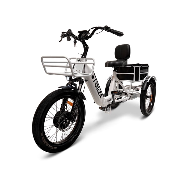 GOBIKE Forza Compact Electric Bike, Electric Tricycle for Adults, 3 Wheel Bicicleta Electrica para Adultos,Up to 40 Miles Range