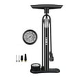 GOBKO Bike Floor Pump with Gauge,Floor Bicycle Pump with Both Presta and Schrader Bicycle Pumps