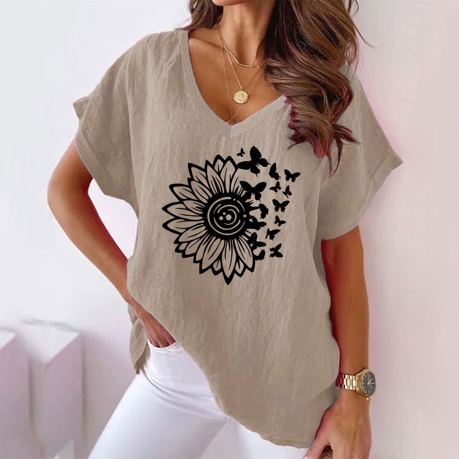 GOBUQIRAN My Orders Summer Tops for Women Ladies Tops and Blouses