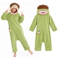 thumbnail image 1 of GOBWCOT Adult Big Mouth Monster Costume for Adults, Hooded Onesie Pajamas Loungewear for Halloween Cosplay Party Dress-Up, 1 of 8