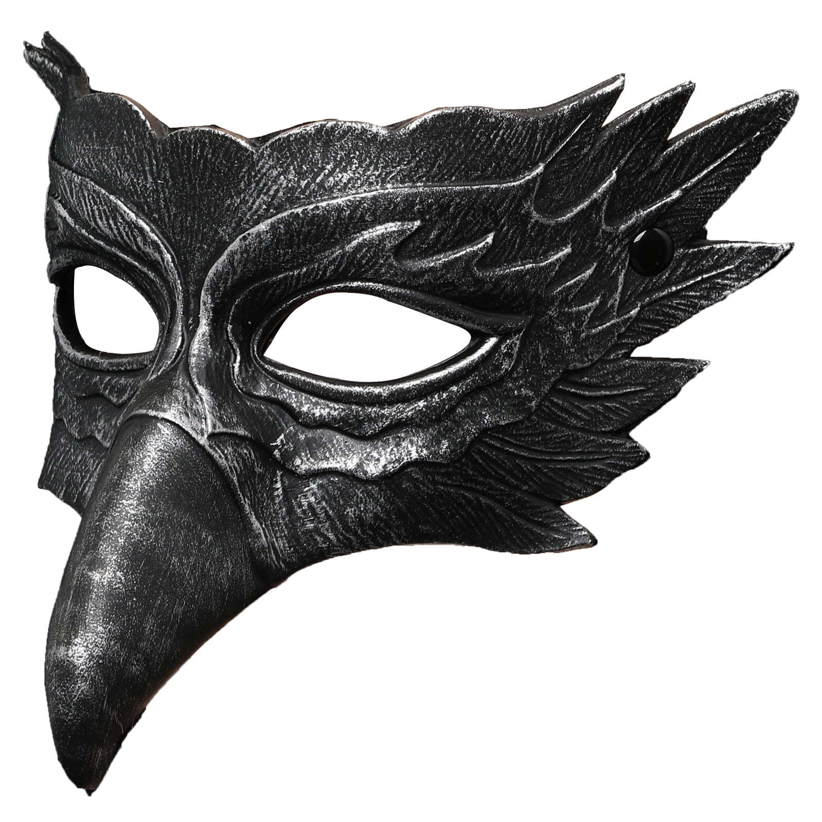 GOBWCOT Halloween Crow Mask Bird Raven Eagle Masks Costume Masquerade ...