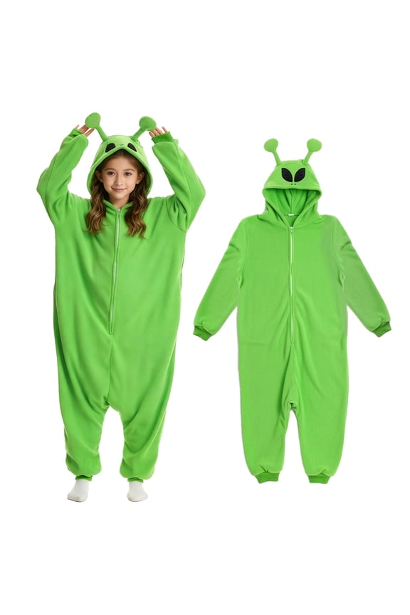 Kids Onesie Animal Pajamas Costume Children Alien Sleepwear Jumpsuit Cosplay for Boys and Girls