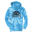 thumbnail image 1 of GOC Mountain Water-Based Mens Tie-Dye Pullover Hoodie - Turquoise - 2X-Large, 1 of 1