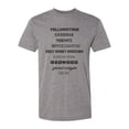 thumbnail image 1 of GOC National Parks USA-Made Tri-Blend T-Shirt - Athletic Grey - Black Font - XL, 1 of 1