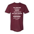 thumbnail image 1 of GOC National Parks USA-Made Tri-Blend T-Shirt - Tri-Cranberry - White Font - M, 1 of 1