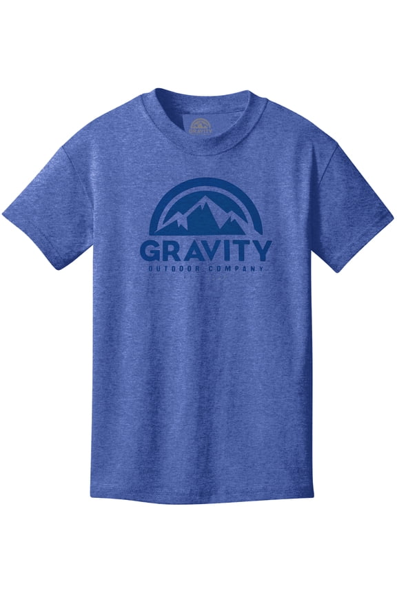 GOC Water-Based Kids Cotton T-Shirt - Royal/Navy Ink - Large