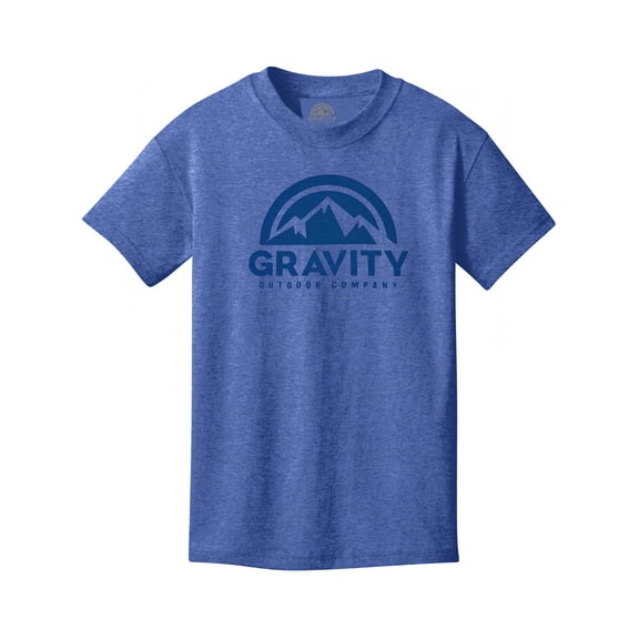 GOC Water-Based Kids Cotton T-Shirt - Royal/Navy Ink - X-Large