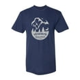 thumbnail image 1 of GOC Yosemite Mens AA USA Made Tri-Blend T-Shirt - White Logo - Indigo - X-Large, 1 of 1