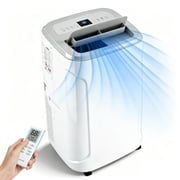 GOCAPTAIN 12,000 BTU Portable Air Conditioner Cools 550 Sq.Ft, 3-in-1 Mobile AC with Fan & Dehumidifier, Remote Control, LED Display, Window Kit