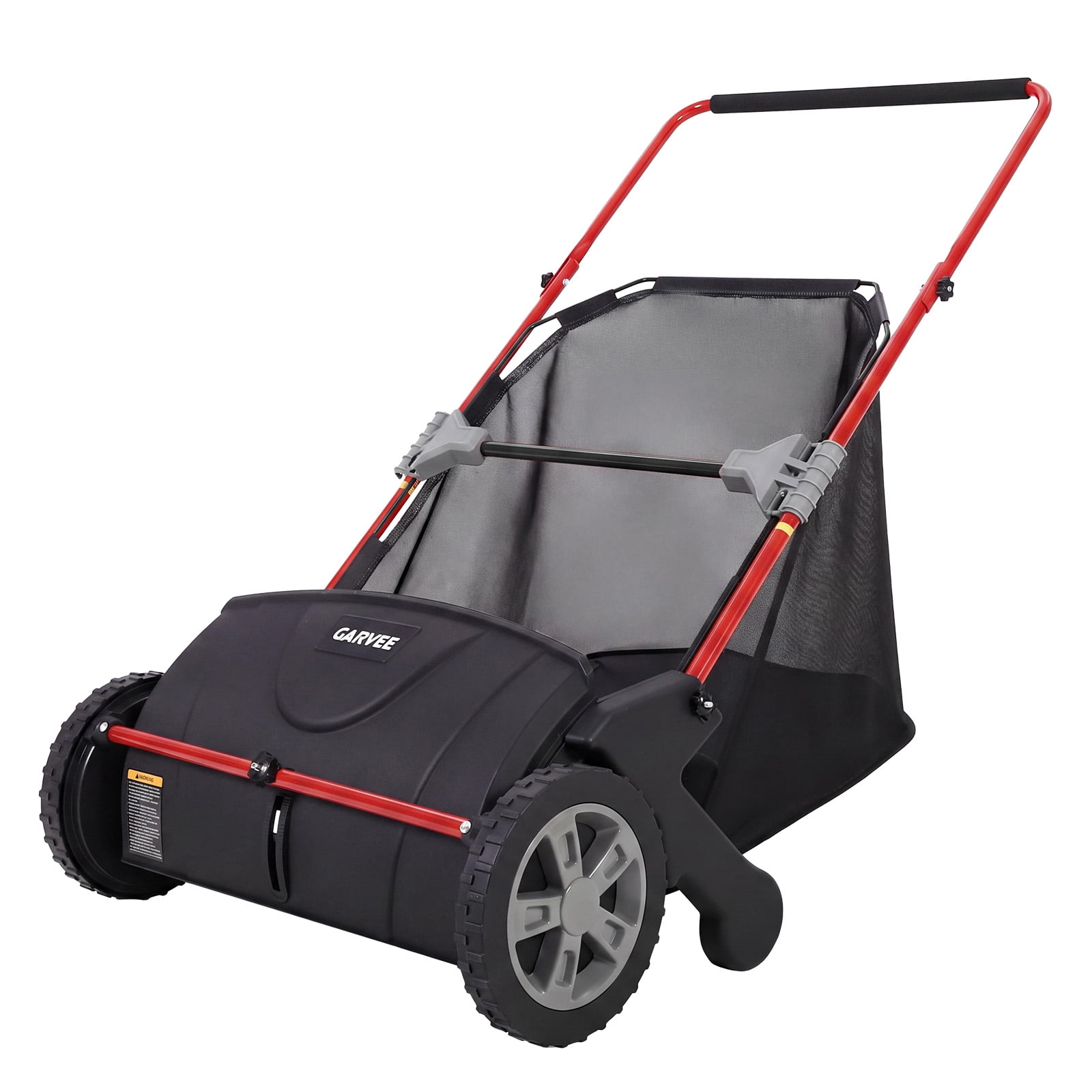 GOCAPTAIN 21-Inch Push Lawn Sweeper, Manual Leaf & Grass Collector with ...