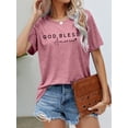thumbnail image 1 of GOD BLESS AMERICA Graphic Short Sleeve Tee, 1 of 10