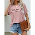 thumbnail image 1 of GOD BLESS AMERICA Graphic Short Sleeve Tee, 1 of 10