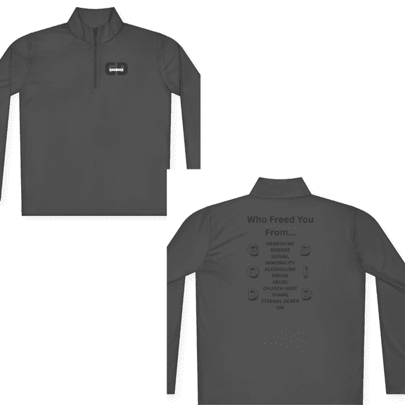 "GOD DID" Zip Pullover (BL)