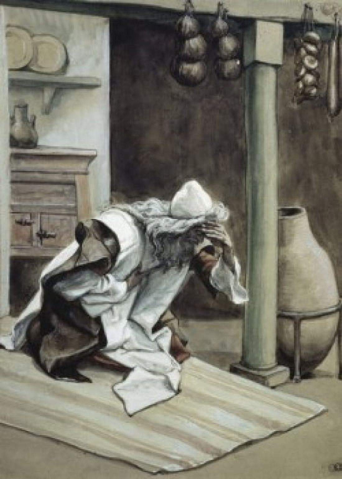 GOD REASSURES MOSES James Tissot (1836-1902French) Jewish Museum New York Canvas Art - James Tissot (24 x 36)