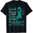 thumbnail image 1 of GOD'S HARDEST SOLDIERS- CERVICAL CANCER AWARENESS T-Shirt, 1 of 4