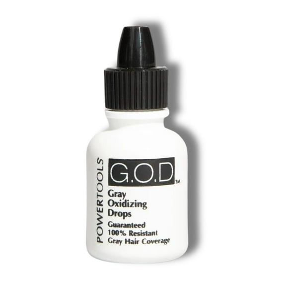 GOD, The Original Gray Oxidizing Drops | Guaranteed Authentic Original Formula l Mix Directly Into Formula For Guaranteed Grey Coverage (0.25 Fl Oz)