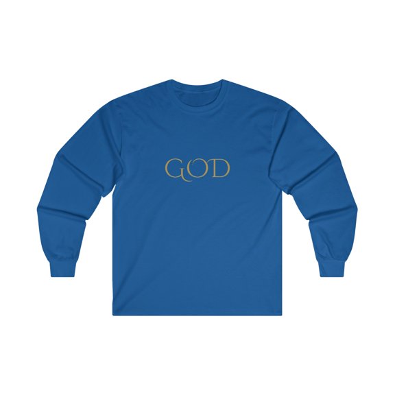 GOD Unisex Ultra Cotton Long Sleeve Tee
