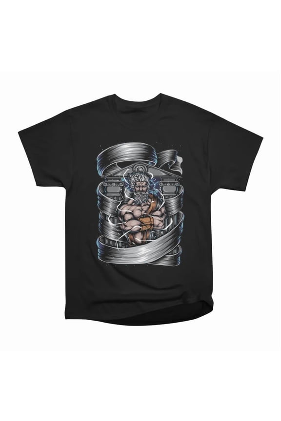 GOD ZEUS T-Shirt Tee Gift For Him Merch For Her Apparel For Friend