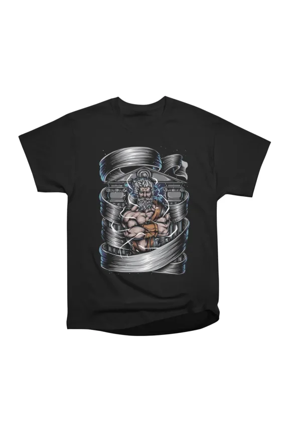 GOD ZEUS T-Shirt Tee Gift For Him Merch For Her Apparel For Friend