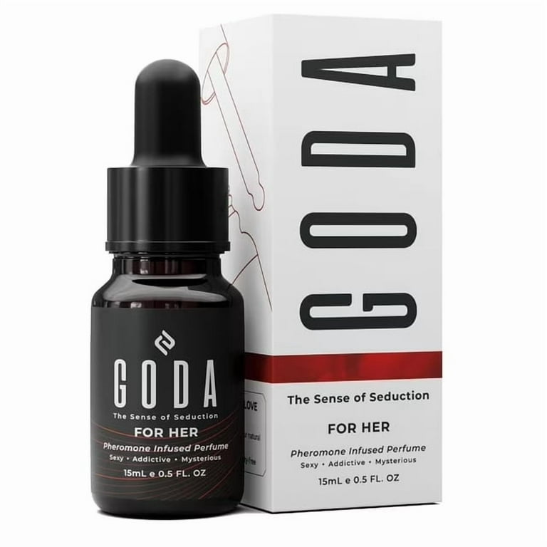 GODA FOR HER フェロモンオイル 15ml最新版 GODA Pheromones Fragrance Oil for Women – Jasmine and Rose Ladies