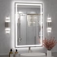 thumbnail image 1 of GODCHAR 24" x 36" UL Certified LED Bathroom Mirror Anti-Fog Tempered Glass, 1 of 14