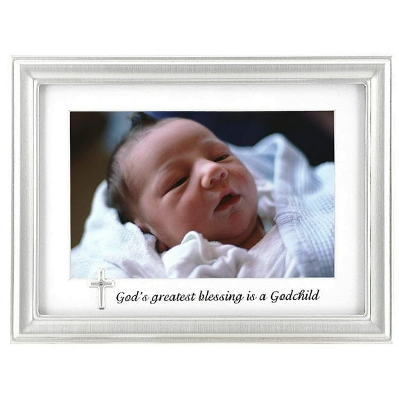GODCHILD silver charm frame by Malden Design - 4x6