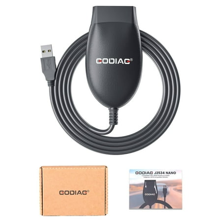 GODIAG GD101 J2534 Passthru Diagnostic Cable, OBD2 Scan Adapter fit for J1979 Vehicles