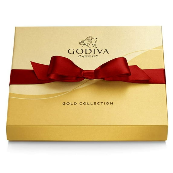 GODIVA Chocolatier Holiday Assorted Chocolate Gold Gift Box, 19-Ct.