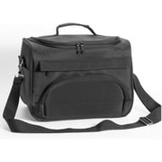 GODLONSEN Travel Medicine Bag Organizer, Medicine Organizer Storage, Pill Bottle Organizer Storage, Medicine Kit, Travel First Aid Kit Bags Empty, Travel Emergency Kit (Bag Only) -Black