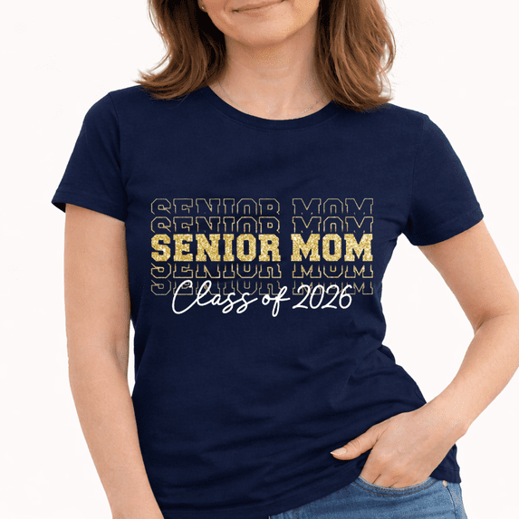 GODMERCH Proud Mom of 2026 Graduate T shirt, Graduation Shirt for Mom, Comfortable Tee Top