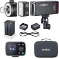 thumbnail image 1 of GODOX AD200 Pro II AD200ProII 200Ws 2.4G TTL Flash Strobe, 500 Full Power Flashes, Recycle Time Approx.0.01~1.8s Pocket Strobe Flash forCanon, Nikon, Fuji etc.(AD200Pro Upgraded), 1 of 9