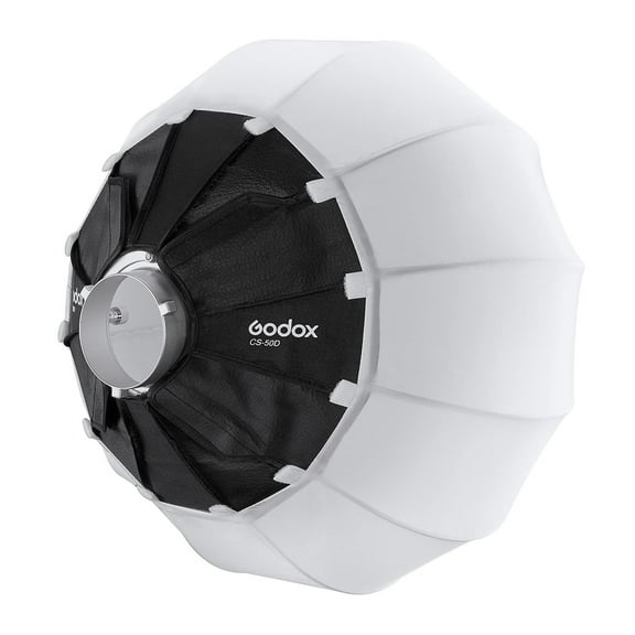 GODOX CS-50D Lantern Softbox 50cm/20inch Omni-Directional Light Modifier Bowens Mount for Godox SL60W SL150 II, UL150, VL150 Light for Video Recording, Live Streaming, and Film Making