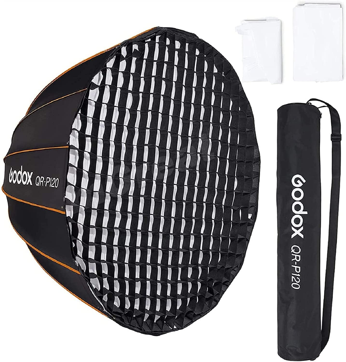 GODOX QR-P120 47.1'' Parabolic Softbox Kit w/Bowens Mount & Grid