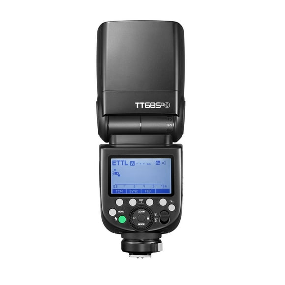 GODOX TT685II-C Flash for Canon Speedlight Camera Flash E-TTL Speedlite High-Speed Sync, 2.4G Wireless X System Compatible for Canon Flash 5D Mark IV 6D Mark II 7D 90D 250D R5 850D (Upgraded TT685C)