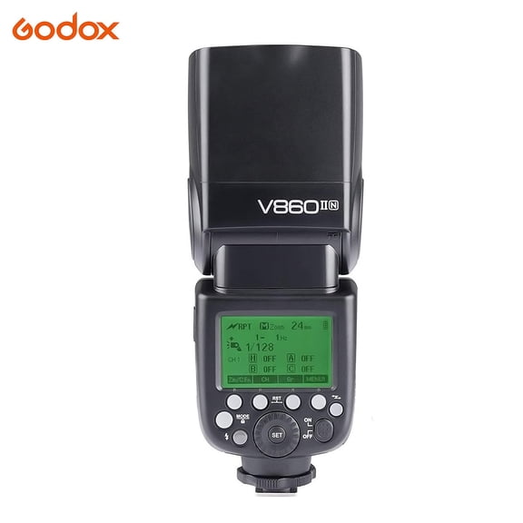GODOX V860II-N Kit I-TTL GN60 2.4G HSS 1/8000s Li-ion Battery Camera Flash Speedlite Light for Nikon
