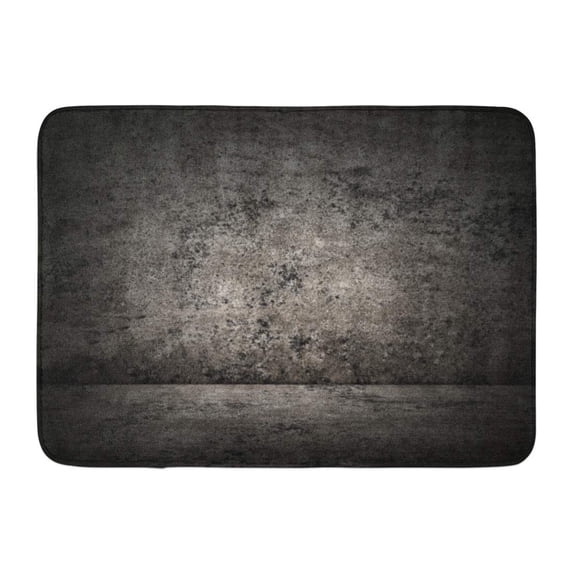 GODPOK Aged Gray Rugged Concrete Room in Grunge Style Urban Abandoned Antique Rug Doormat Bath Mat 23.6x15.7 inch