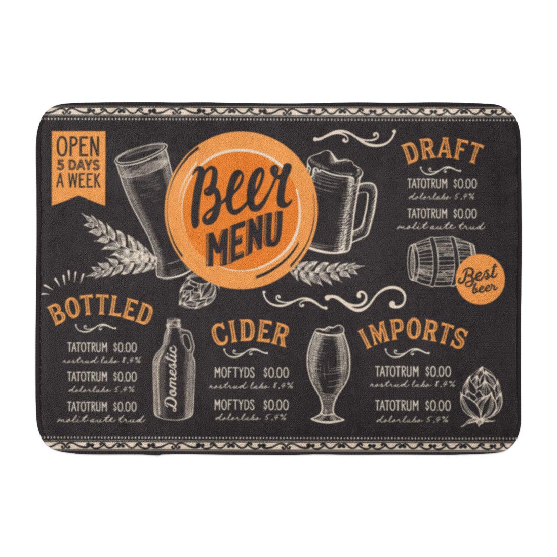 GODPOK Alcohol Food Beer Drink for Restaurant and Cafe Design with ...