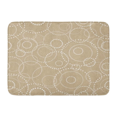 GODPOK Beauty Geometric of Dots Circles Stylish Abstract Carpet Rug Doormat Bath Mat 23.6x15.7 inch