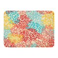 thumbnail image 1 of GODPOK Bend Red Alive Colorful Sea Corals Packaging Surfaces Yellow Beautiful Color Rug Doormat Bath Mat 23.6x15.7 inch, 1 of 1