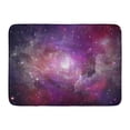 thumbnail image 1 of GODPOK Black UFO Purple Sky Stars of Planet and Galaxy in Free Space This Furnished by NASA Blue Universe Rug Doormat Bath Mat 23.6x15.7 inch, 1 of 1