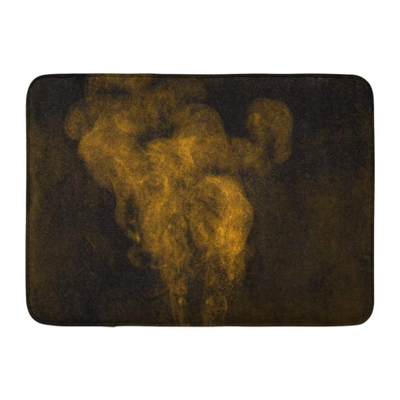 GODPOK Copy White Apocalypse Abstract Design of Powder Cloud Against Dark Beautiful Copyspace Rug Doormat Bath Mat 23.6x15.7 inch