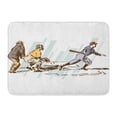 thumbnail image 1 of GODPOK Game Player Retro Vintage Baseball Sports Stadium Old Rug Doormat Bath Mat 23.6x15.7 inch, 1 of 1