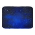 thumbnail image 1 of GODPOK Glitter Blue Sparkle Night Starry Sky Black Holiday Winter Rug Doormat Bath Mat 23.6x15.7 inch, 1 of 1