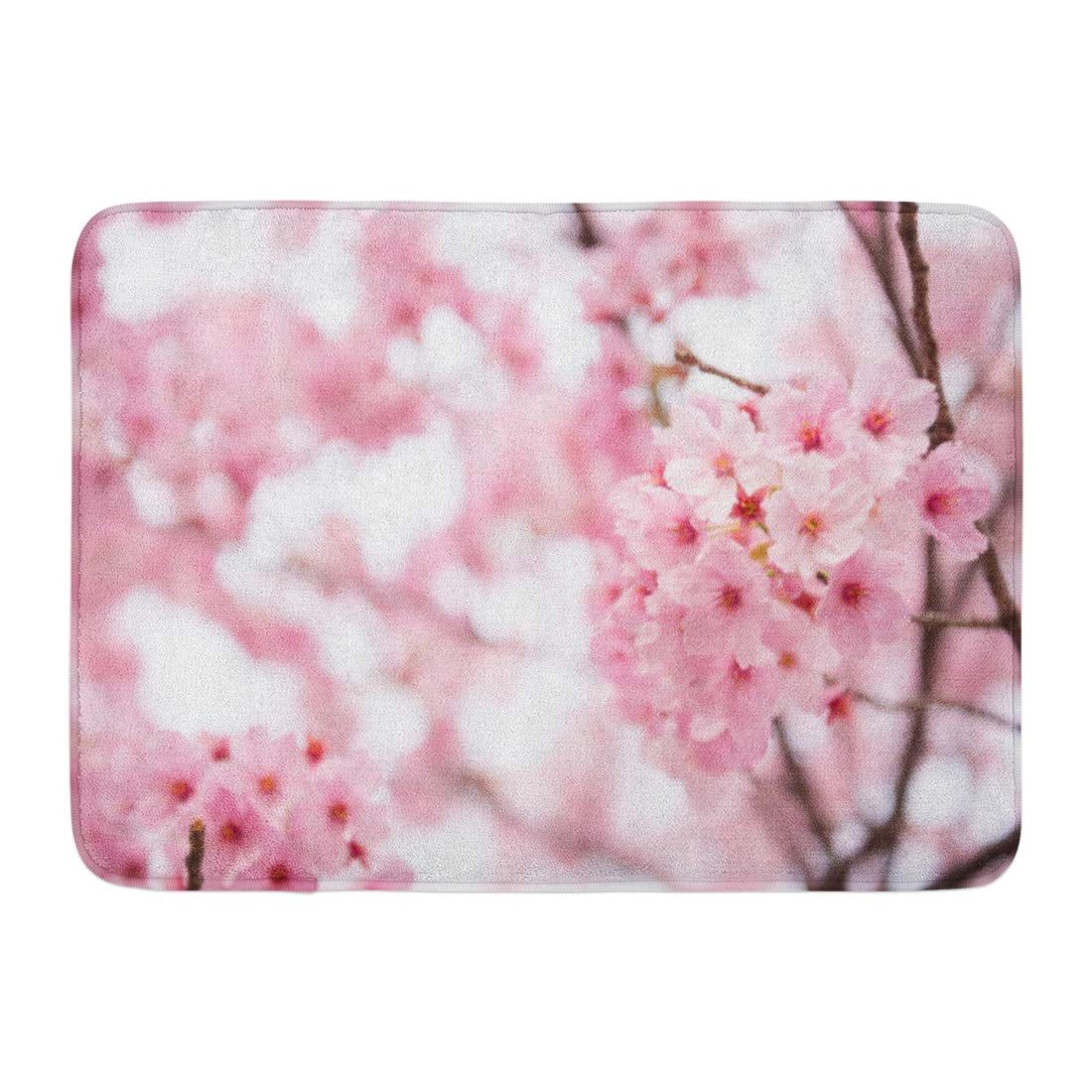 Pink Japanese Rug GODPOK Japanese Spring Beautiful Pink Cherry Blossom Sakura Flower at ...