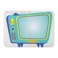 thumbnail image 1 of GODPOK Kitsch Abstract Retro Television Emblem Remember The Kitschy Fifties Funky Symbol Rug Doormat Bath Mat 23.6x15.7 inch, 1 of 1