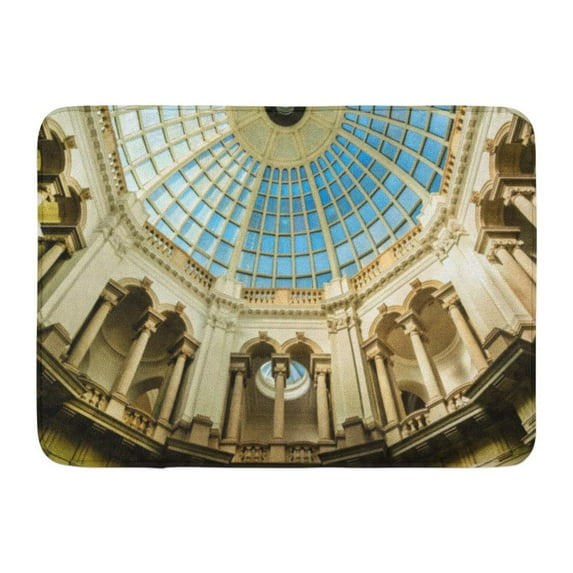 GODPOK London UK October 15 2016 Interior of Original Tate Gallery Now Renamed As Britain from 1897 National Rug Doormat Bath Mat 23.6x15.7 inch