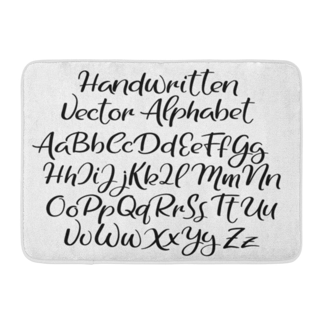 GODPOK Modern Calligraphy Handwritten Brush Letters Uppercase Lowercase ...